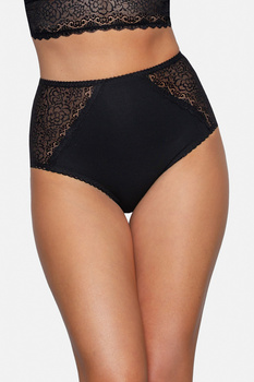 Figi damskie z wysokim stanem 184 kolor: czarny