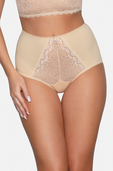 Majtki damskie z wysokim stanem 185 kolor: beż