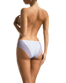 Klasyczne majtki damskie z koronką BBL 108 kolor biały