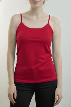 MACADI - viscose top with thin straps in sunset color