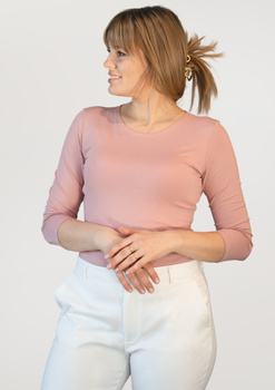 MANATI 3/4 - 3/4 sleeve blouse in pink