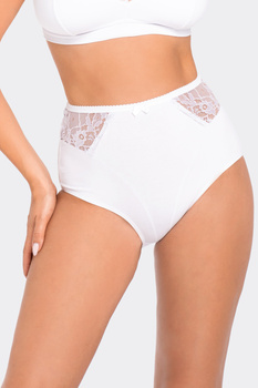 Majtki damskie z wysokim stanem BBL 054 kolor biały
