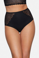 Figi damskie z wysokim stanem 184 kolor: czarny
