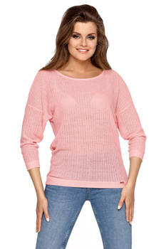 Bluzka damska BETTY kolor pastelowy róż