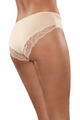 Pełne figi damskie z wysokim stanem BBL 151 kolor beżowy