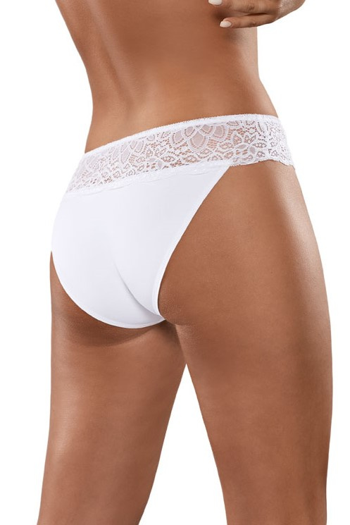 Figi z koronką w kolorze białym (144)