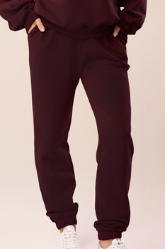 Spodnie dresowe w kolorze wine berry