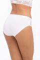 Klasyczne majtki z koronką w kolorze białym (153)