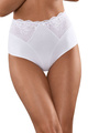 Bawełniane figi damskie z wysokim stanem BBL 147 kolor biały
