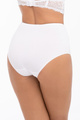 Majtki damskie z wysokim stanem BBL 174 kolor biały