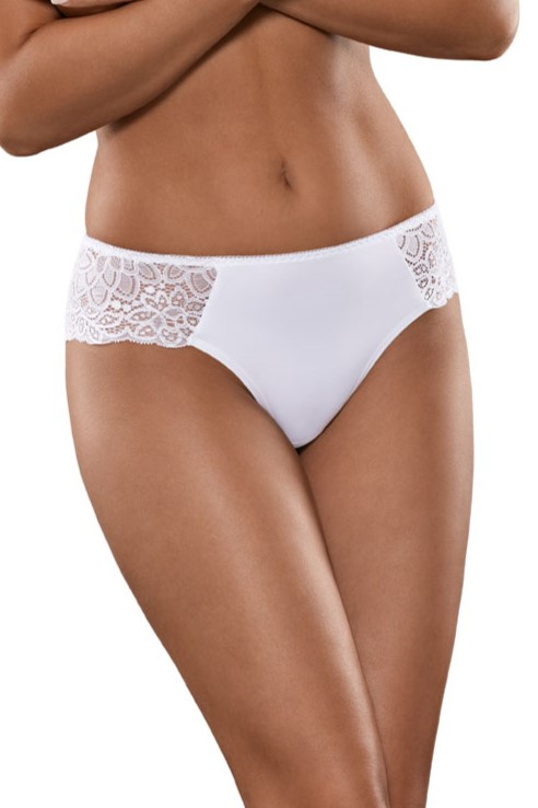 Koronkowe brazyliany BBL 142 kolor biały