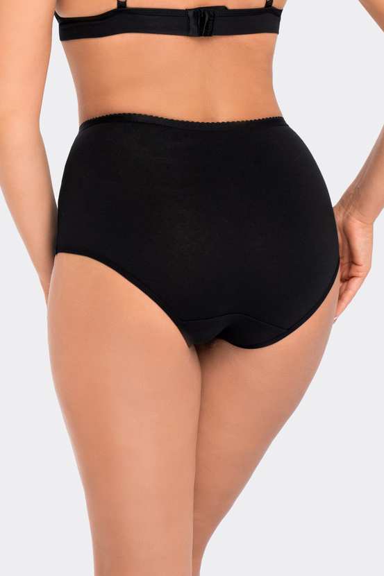 Majtki damskie z wysokim stanem BBL 054 kolor czarny