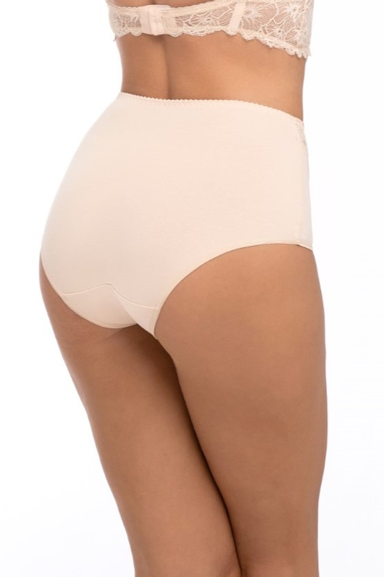Majtki damskie z wysokim stanem BBL 174 kolor beżowy