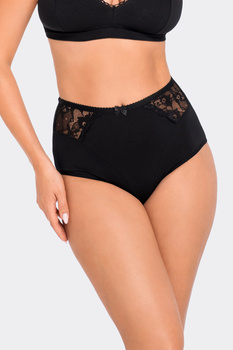 Majtki damskie z wysokim stanem BBL 054 kolor czarny