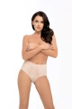Koronkowe figi damskie z wysokim stanem BBL 2009 Kolor beżowy