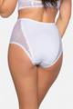 Bawełniane majtki z wysokim stanem w kolorze białym (184)