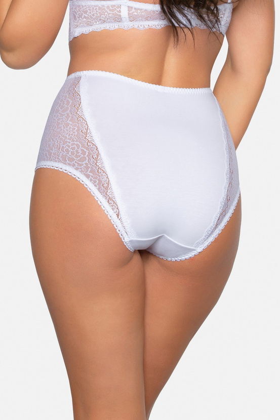 Figi damskie z wysokim stanem 184 kolor: biały