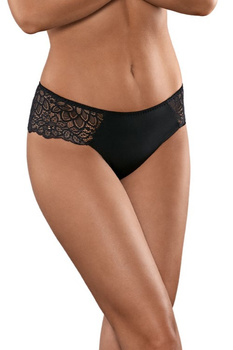 Brazyliany z koronkowym detalem w kolorze czarnym (142)